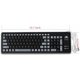 thumbnail image 5 of Teclado Sungwoo Plegable de Silicona USB con Cable, Resistente al Agua, 5 of 7