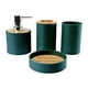 thumbnail image 3 of Juego De 4 Accesorios De Ba?o, Regalo De Inauguración De La Casa, Decoración De Ba?o, Taza De Enjuague Bucal, Verde Oscuro, 3 of 5
