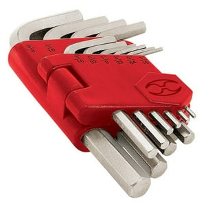 Truper - Juego Llaves Allen En Pulgadas 10Un. Cortas 1/16"" A 3/8""