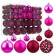 thumbnail image 1 of 100 bolas navideñas para árbol de Navidad, delicado juego de adornos navideños artesanales de plástico irrompible para Año Nuevo, fiestas de bodas y otras festividades., 1 of 5