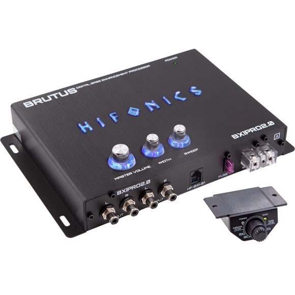 Nivel máximo de salida HIFONICS Zeus Digital de 13,2 V con mejora de graves