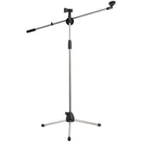 Introtech - Pedestal Microfono Con Boom Niquel