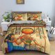 thumbnail image 1 of Ancient Egypt Tribe Bedding Set for Adult Women Comforter Cover Set Polyester Egyptian Print Duvet Cover Set, 1 of 5