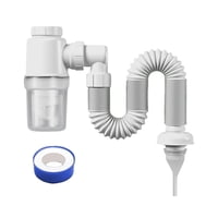 Bothyi - Conjunto De Tubería De Drenaje De Fregadero Multiusos Flexible Fácil De Instalar Para Fregadero De Cocina