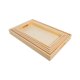thumbnail image 2 of Bandejas de servicio anidadas de madera, set de 5, para manualidades, 2 of 7