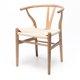 thumbnail image 1 of Sillas de Madera Wishbone Asiento de cuerda LF9-01 - Natural, 1 of 8