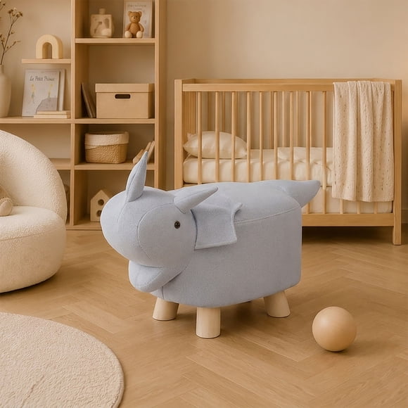 Pouf Infantil Rinoceronte Multicolor