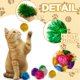 thumbnail image 3 of Bolas de juguete para gato Eerrhhaq 5 cm (2 pulg.) Pack de 50 surtidas con brillo, 3 of 7