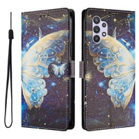 Foxdock Funda Tipo Cartera Para Samsung Galaxy A32 5G Con Soporte Y Correa – Diseño De Patrones Lindos