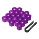 thumbnail image 3 of 20 Piezas Universal 19mm Tapas De Tuercas De Rueda Lug Nut Caps Tornillo Protector Púrpura, 3 of 5
