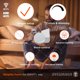 thumbnail image 3 of Bombilla inteligente LEDVANCE SYLVANIA Wifi 9 W 2700 K A19, paquete de 4, 3 of 6