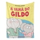 thumbnail image 2 of Gildo (dibujo animado) anti-pilling, suave, ligera, esponjosa y acogedora de lujo para hogar y cocina – Perfecta para niños y adultos,50X70cm, 2 of 6