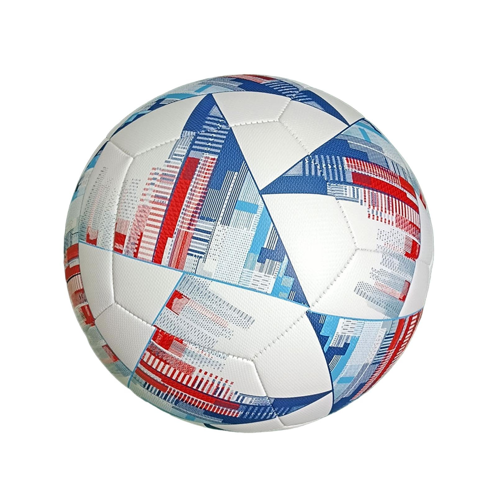 Magideal - Balón De Fútbol Tamaño 5 Balón De Partido Equipo De Entrenamiento De Fútbol Balón De Entrenamiento De Fútbol Para Práctica De Competencia Escuela Jugu Multicolor