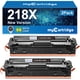 thumbnail image 1 of Cartuchos de tóner myCartridge 218X W2180X negro, paquete de 2, compatibles con HP, 1 of 8