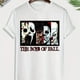 thumbnail image 1 of Scary Pattern Graphic Print Men's Creative Top, Casual Short Sleeve Crew Neck T-shirt, Men's Clothing For Summer Outdoor, 1 of 3
