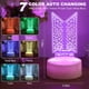 thumbnail image 2 of Luz nocturna YANENG BTS con lámpara LED acrílica de 7 colores, 2 of 7