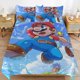 thumbnail image 1 of Super Mario 3-Piece Comforter Set for Bedroom Super Mario Bedding Set for Kids Adults Soft Microfiber Duvet Cover Set with Zipper Closure, 1 of 5