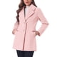thumbnail image 4 of INSPIRE CHIC Abrigo Elegante para Mujer con Cuello de Chal Entallado, Abrigo Largo de Invierno Rosa L, 4 of 8