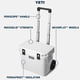 thumbnail image 2 of Cooler YETI Roadie con 32 ruedas en forma de flor de cerezo, 2 of 9