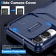 thumbnail image 3 of Funda Resistente para Samsung Galaxy S25 Edge con Tapa Deslizante y Protección Militar Azul, 3 of 6