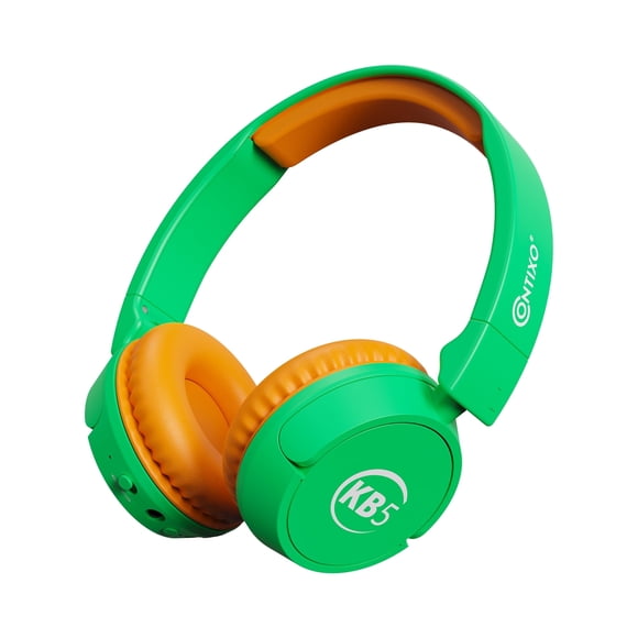 Contixo KB5 Audífonos Inalámbricos Bluetooth para Niños con Micrófono, Control de Volumen, USB-C y Cable 3.5mm