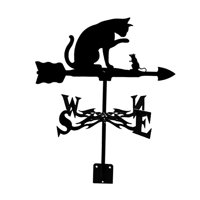 Magideal - Adorno De Veleta Clásica, Escena De Granja, Indicador De Dirección Del Viento, Veleta, Escena Al Aire Libre, Granero, Garaje, Césped, Granja, Jardín , Gato Y Ratón