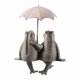 thumbnail image 4 of Estatua de jardín Hi-Line Gift Ltd. Pareja de ranas sentadas con paraguas, 4 of 7