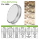 thumbnail image 4 of Luz de Techo LED Hykolity 33 cm Regulable y Ajustable 2700-5000K, 4 of 9