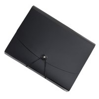 Ioensy - Carpeta De Archivo Expandible Carpeta De Papeleo Impermeable De 13 Bolsillos Para El Trabajo Negro