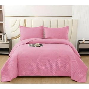 Imac Hogar - Quilt De Lujo Cubrecama Verano King - Super King Rosado