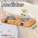 thumbnail image 3 of Cocina Eléctrica 2 Platos 2000W Cocinilla Portátil Naranja, 3 of 8
