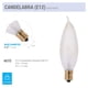 thumbnail image 2 of Bombilla KOR 15W E12 Esmerilada - Pack de 12 - 8 cm, 2 of 6