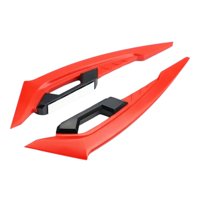 Ioensy - 2 Piezas De Alerones Laterales Para Motocicleta, Accesorio De Modificación Elegante Para Mantenimiento, Color Rojo
