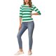 thumbnail image 2 of INSPIRE CHIC Camisetas a Rayas de Regreso a Clases para Mujer Ajuste Ceñido Mangas al Codo Cuello de Barco Talla L 2, 2 of 6