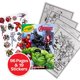 thumbnail image 2 of Libro de colorear Crayola Avengers con pegatinas 96 páginas para niños a partir de 3 años, 2 of 7