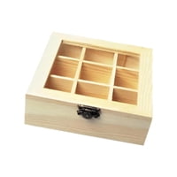 Bothyi - Organizador De Caja De Té, Soporte De Té De Almacenamiento Resistente Para Sala De Estar, Hogar, Cocina