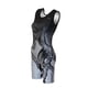 thumbnail image 1 of Singlet de lucha Matman The Kracken negro y gris, 3XS, 1 of 5