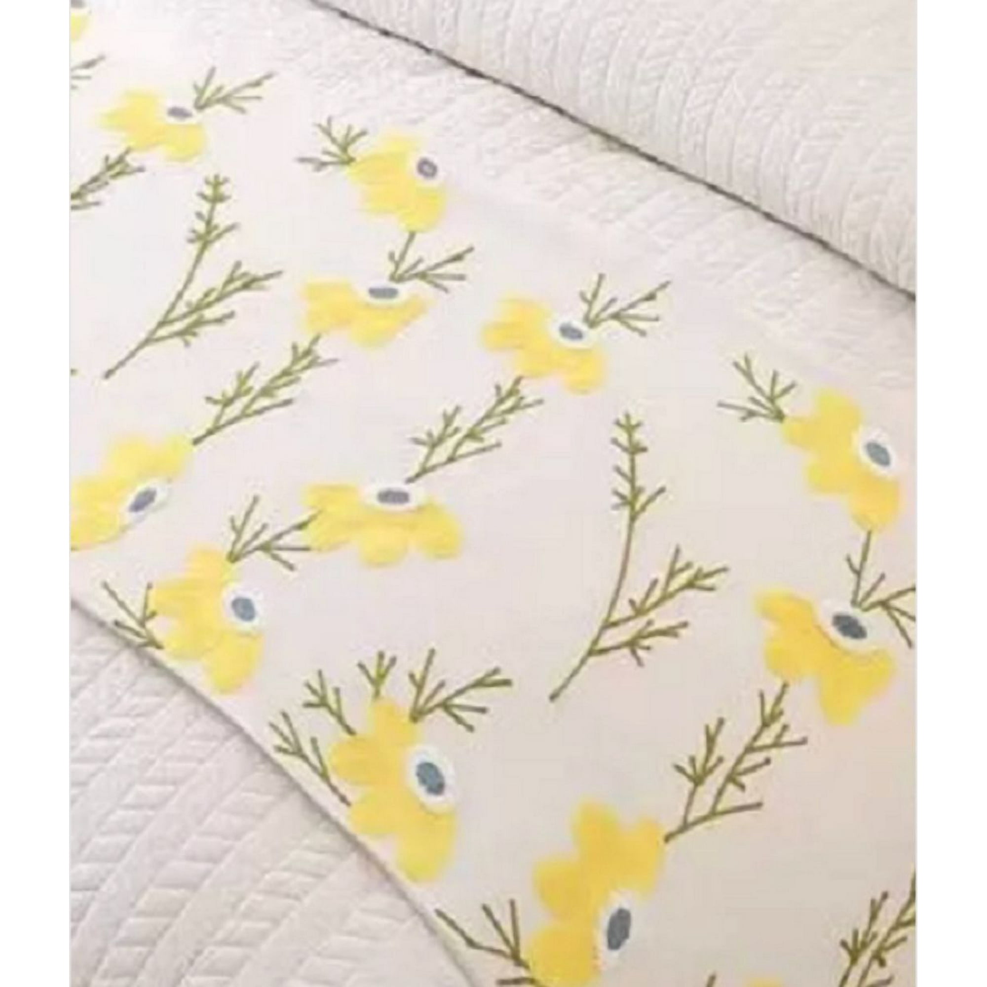 Genérico - Piecera Bordada Para Cama Sin Fundas De Cojín Diseño 7 Color Crema