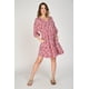 thumbnail image 4 of Vestido Mara Manga Globo Eclipse rojo L, 4 of 5