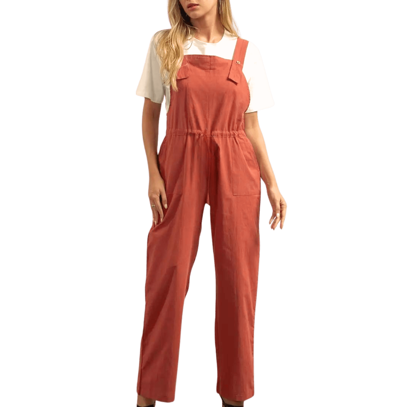 Likeshop - Enterito Premium Jardinera Lino Primavera Mujer 221