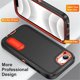 thumbnail image 3 of for iPhone 17e Funda con Soporte Integrado, a Prueba de Golpes/polvo/caídas, Cubierta Protectora Resistente de Grado Militar de Alta Resistencia for iPhone 17e,Negro+naranja,for iPhone 17e, 3 of 8