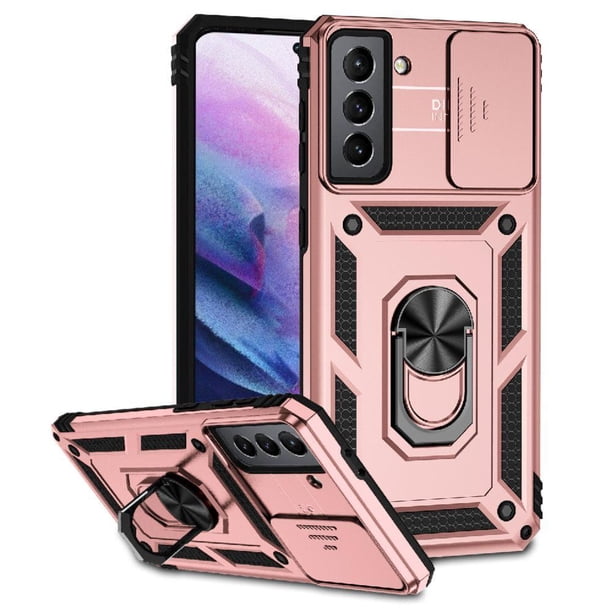 Estuche GANGXUN para Samsung Galaxy S21, soporte giratorio 360°, estilo mecánico y magnético