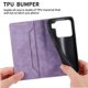 thumbnail image 2 of Funda tipo cartera con bloqueo RFID para Xiaomi 15 Pro Con tapa abatible, portatarjetas, cierre magnético, TPU y soporte Morado, 2 of 6