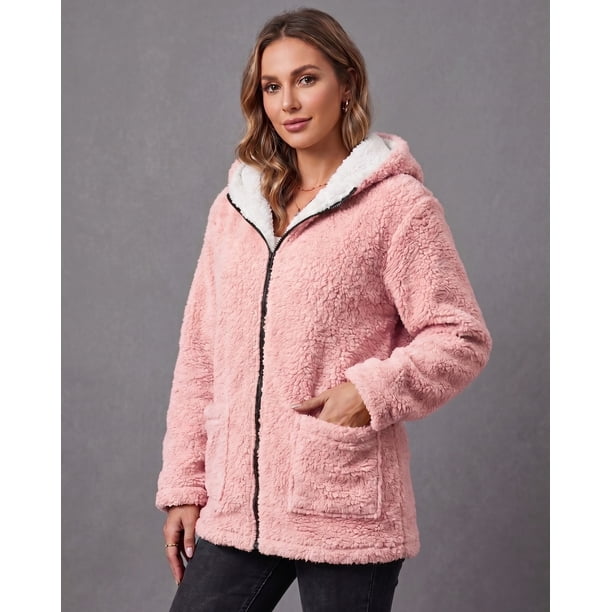 Chaqueta Abrigo Reversible Chiporro Mujer Capucha Invierno - JC516020
