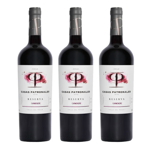 3 Vinos Reserva Privada Carmenere, 750 ml, 14.5%