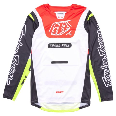 Jersey De Moto Troy Lee Designs Gp Pro Blanco Rojo Talla M