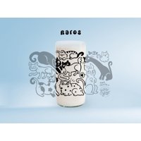 Green Glass - Miau Glass - Juego De 6 Vasos Negro
