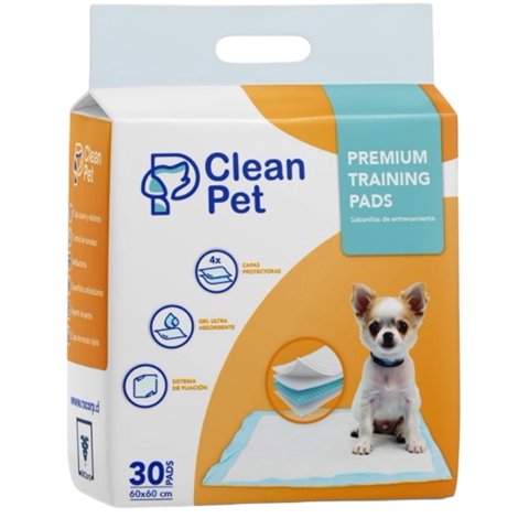 Clean Pet - Sabanilla Premium 60X60Cm X 30 Unidades