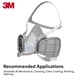thumbnail image 5 of Respirator 3M 5101, media máscara desechable, tamaño pequeño, 5 of 5