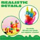 thumbnail image 2 of Minipiñatas con forma de burro JOYIN, 3 unidades, color arcoíris del Cinco de Mayo, 2 of 8